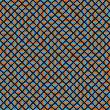 Color Rhombus tile tessellation pattern illustration