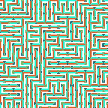 Color Rhombus tile tessellation pattern illustration