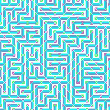 Color Rhombus tile tessellation pattern illustration