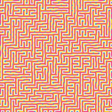 Color Rhombus tile tessellation pattern illustration