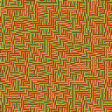 Color Rhombus tile tessellation pattern illustration