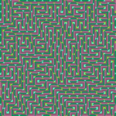 Color Rhombus tile tessellation pattern illustration