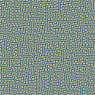 Color Rhombus tile tessellation pattern illustration