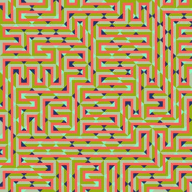 Color Rhombus tile tessellation pattern illustration