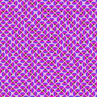 Color Rhombus tile tessellation pattern illustration