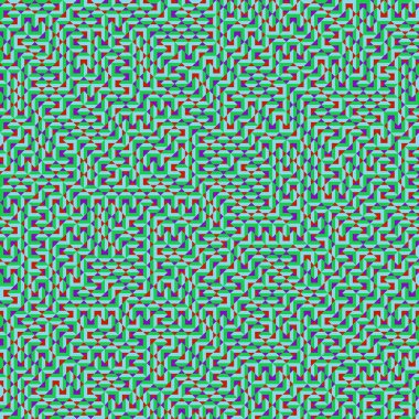 Color Rhombus tile tessellation pattern illustration