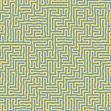 Color Rhombus tile tessellation pattern illustration