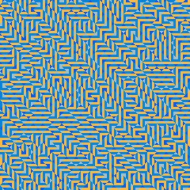 Color Rhombus tile tessellation pattern illustration