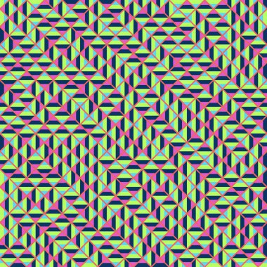 Color Rhombus tile tessellation pattern illustration