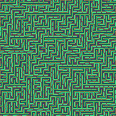 Color Rhombus tile tessellation pattern illustration