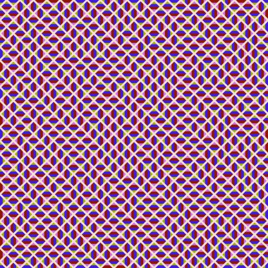 Color Rhombus tile tessellation pattern illustration