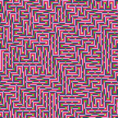 Color Rhombus tile tessellation pattern illustration