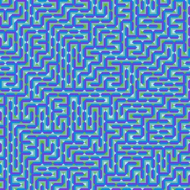 Color Rhombus tile tessellation pattern illustration