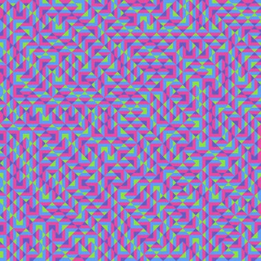 Color Rhombus tile tessellation pattern illustration