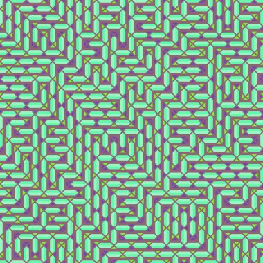 Color Rhombus tile tessellation pattern illustration