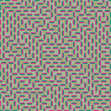 Color Rhombus tile tessellation pattern illustration