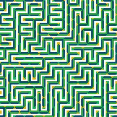 Color Rhombus tile tessellation pattern illustration