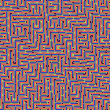 Color Rhombus tile tessellation pattern illustration