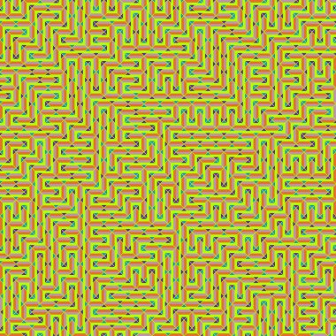 Color Rhombus tile tessellation pattern illustration