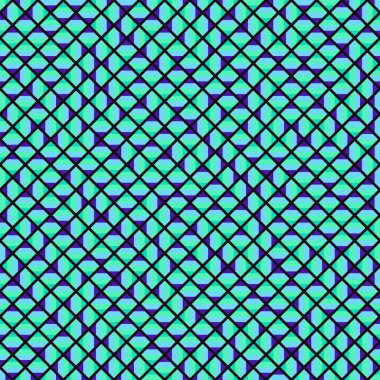 Color Rhombus tile tessellation pattern illustration