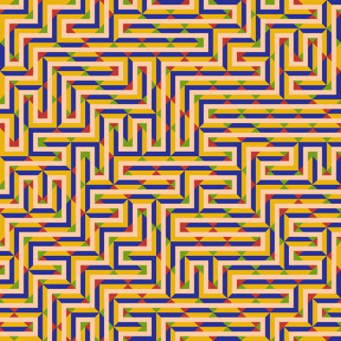 Color Rhombus tile tessellation pattern illustration