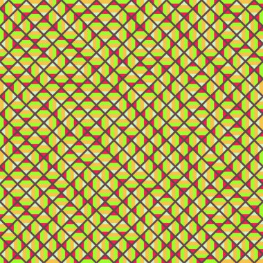 Color Rhombus tile tessellation pattern illustration
