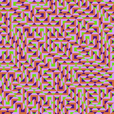 Color Rhombus tile tessellation pattern illustration