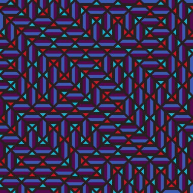 Color Rhombus tile tessellation pattern illustration