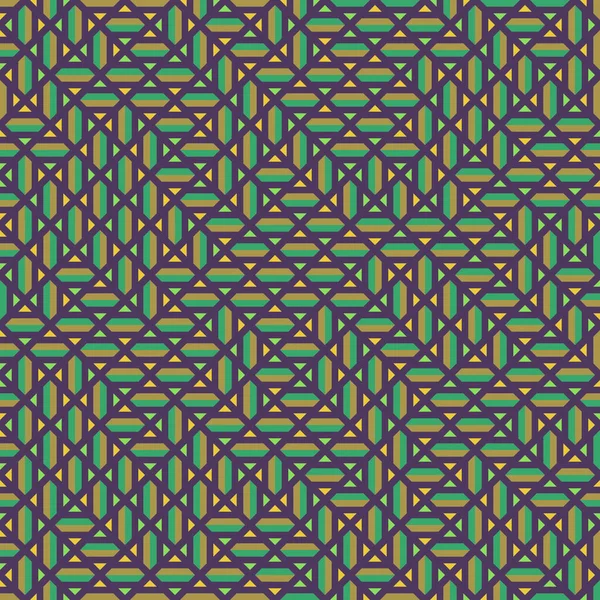 Color Rhombus Tile Tessellation Pattern Illustration — Stok Vektör