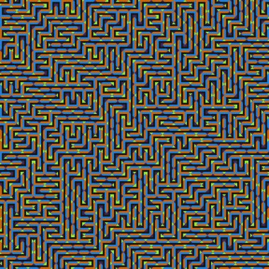 Color Rhombus tile tessellation pattern illustration