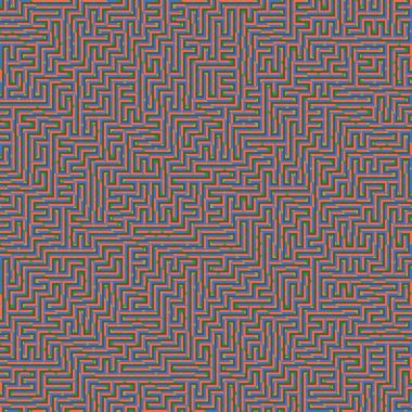 Color Rhombus tile tessellation pattern illustration