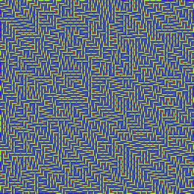 Color Rhombus tile tessellation pattern illustration