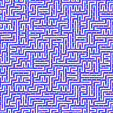 Color Rhombus tile tessellation pattern illustration