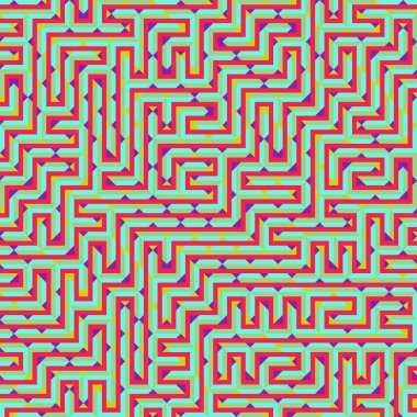 Color Rhombus tile tessellation pattern illustration