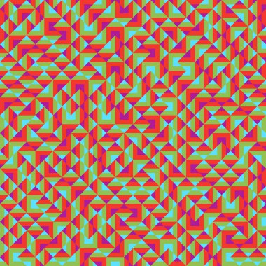 Color Rhombus tile tessellation pattern illustration