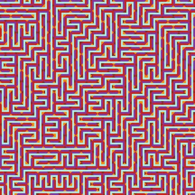 Color Rhombus tile tessellation pattern illustration