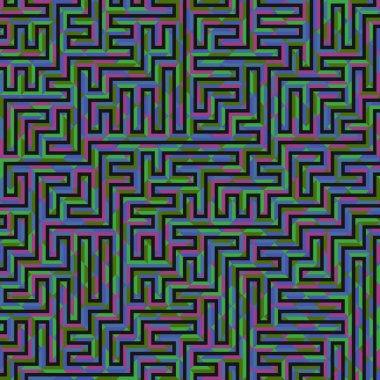 Color Rhombus tile tessellation pattern illustration