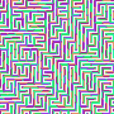 Color Rhombus tile tessellation pattern illustration