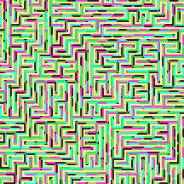 Color Rhombus tile tessellation pattern illustration