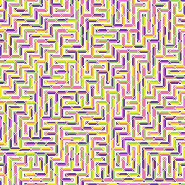 Color Rhombus tile tessellation pattern illustration