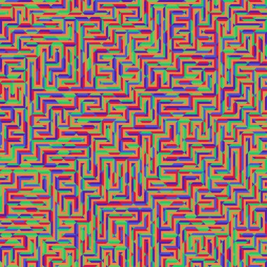 Color Rhombus tile tessellation pattern illustration