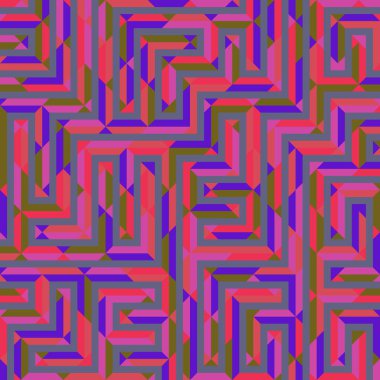 Color Rhombus tile tessellation pattern illustration