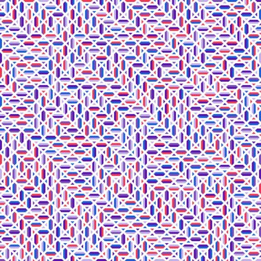 Color Rhombus tile tessellation pattern illustration