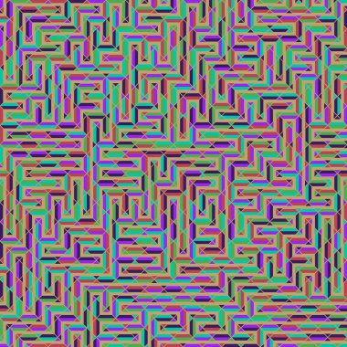 Color Rhombus tile tessellation pattern illustration