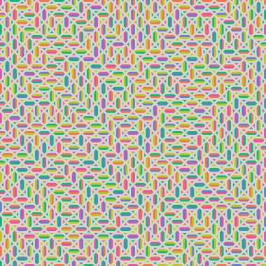 Color Rhombus tile tessellation pattern illustration