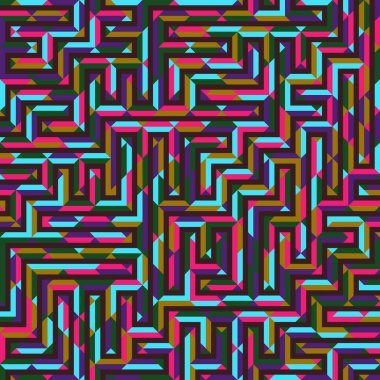 Color Rhombus tile tessellation pattern illustration