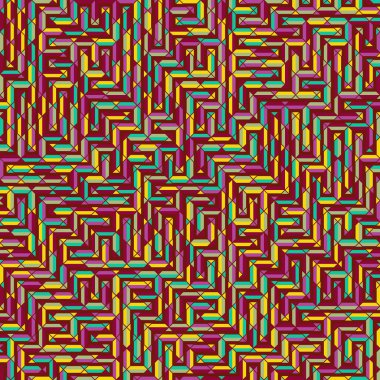 Color Rhombus tile tessellation pattern illustration