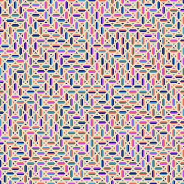 Color Rhombus tile tessellation pattern illustration