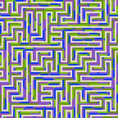 Color Rhombus tile tessellation pattern illustration