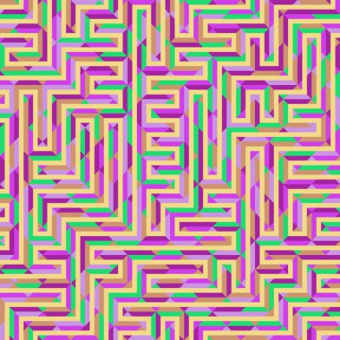 Color Rhombus tile tessellation pattern illustration